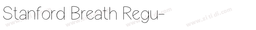 Stanford Breath Regu字体转换